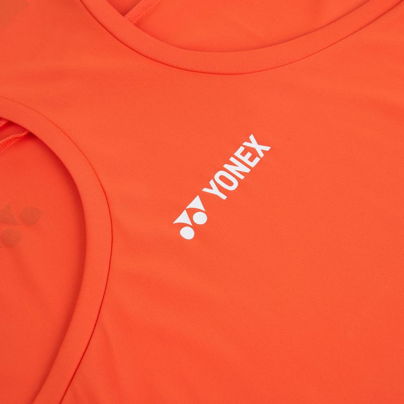 Tricou de tenis pentru femei YONEX 16853 Practice Tank In cyber orange 4