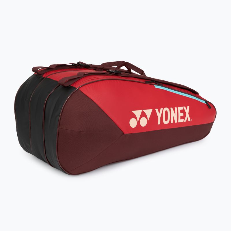 Geantă de tenis YONEX 42529 Team Racquet Bag 9 pcs ruby red 4