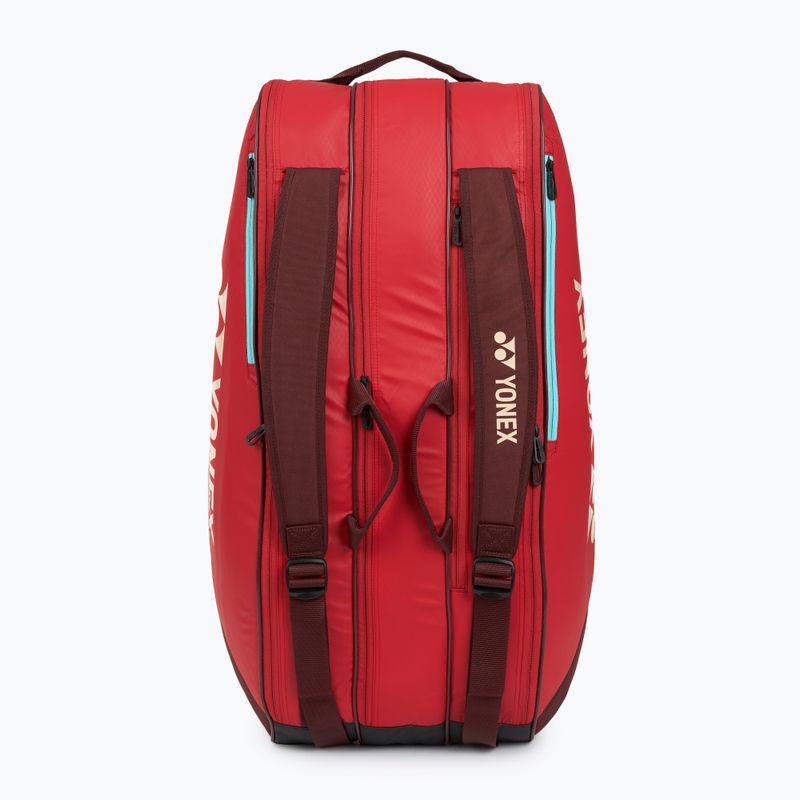 Geantă de tenis YONEX 42529 Team Racquet Bag 9 pcs ruby red 6