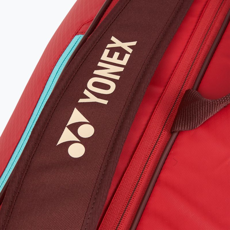 Geantă de tenis YONEX 42529 Team Racquet Bag 9 pcs ruby red 9