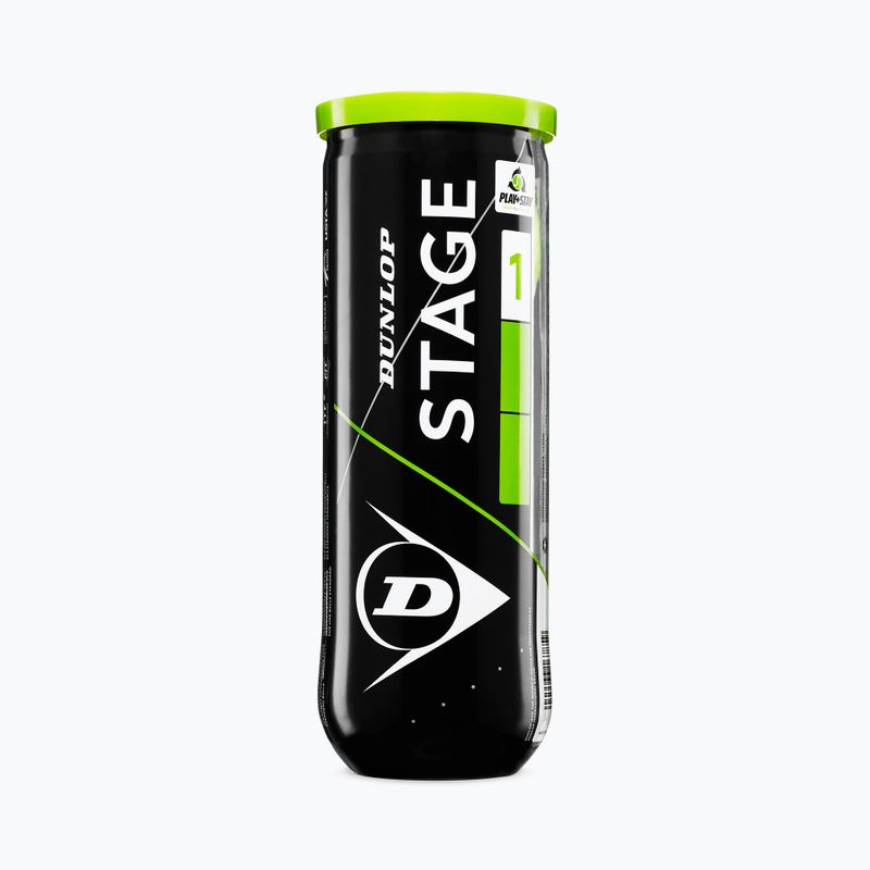 Mingi de tenis pentru copii Dunlop Stage 1 3 buc. verde 601338 2