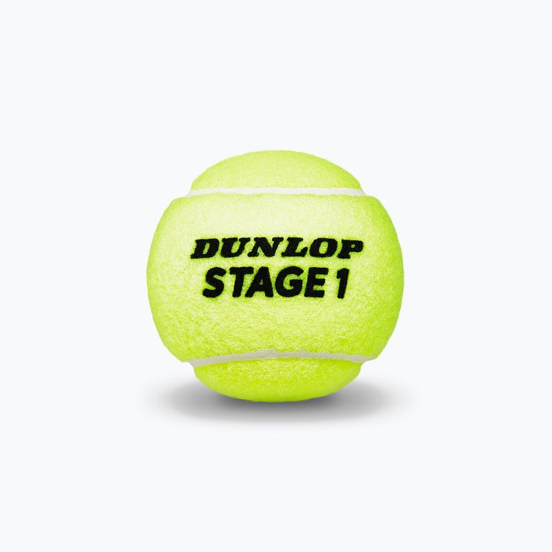 Mingi de tenis pentru copii Dunlop Stage 1 3 buc. verde 601338 3