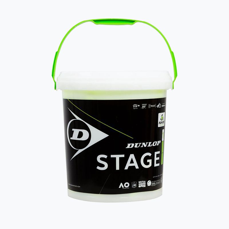 Mingi de tenis pentru copii Dunlop Stage 1 60 buc. verzi 601342