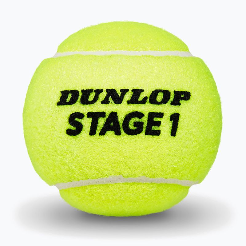 Mingi de tenis Dunlop Stage 1 3 pack green 3