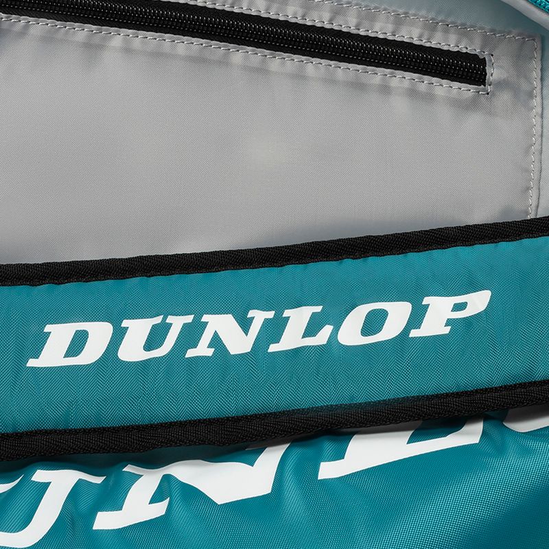 Geantă de tenis Dunlop SX-Club 10Rkt teal/black/yellow 5