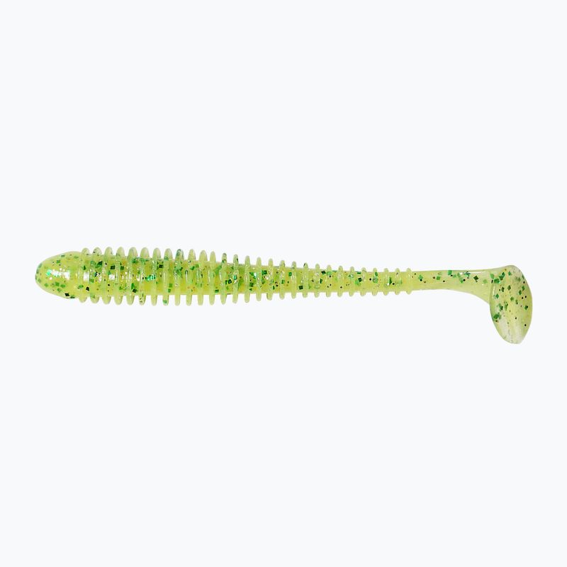 Keitech Swing Swing Impact momeală de cauciuc 8 buc. Grafic Lime Shad 456026262636172