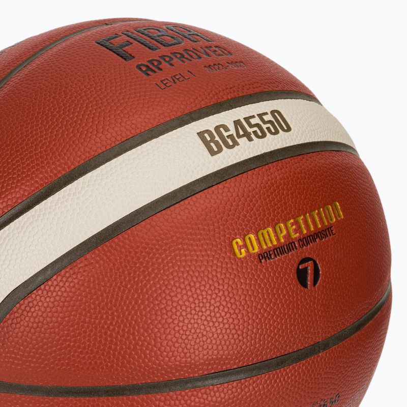 Minge de baschet Molten B7G4550 FIBA brown mărime 7 3