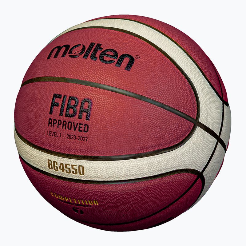 Minge de baschet Molten B7G4550 FIBA brown mărime 7 2