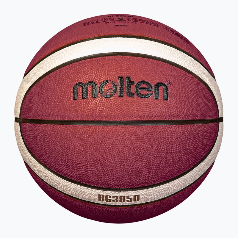 Minge de baschet Molten B7G3850 FIBA brown mărime 7 2