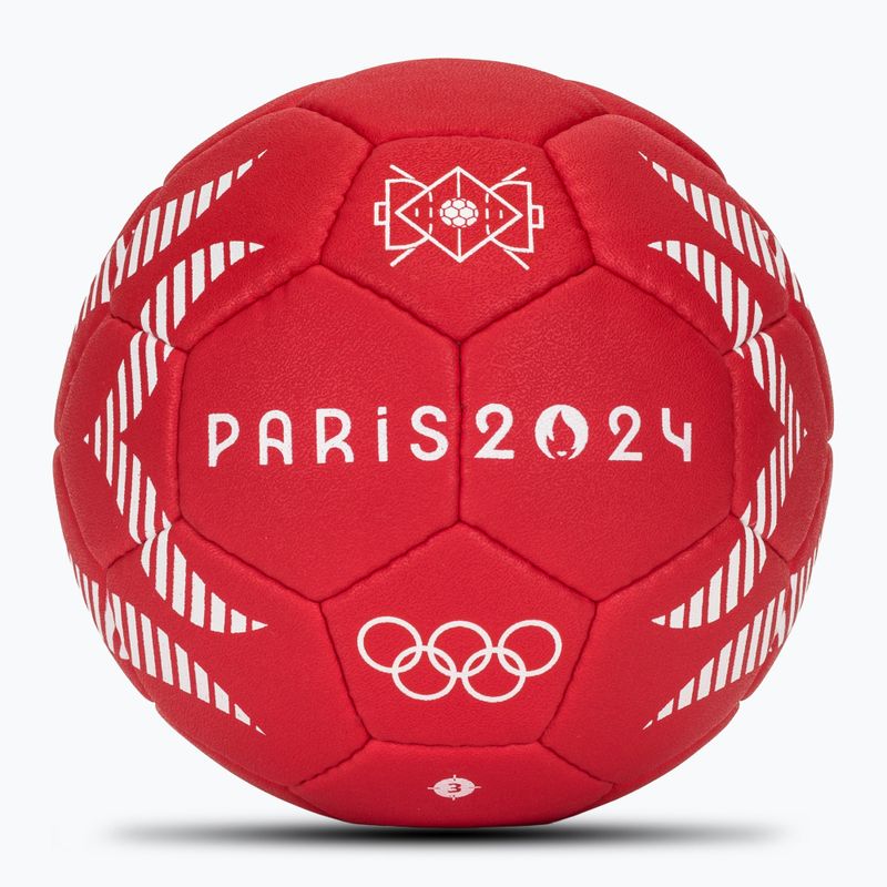 Minge de handbal Molten H3A5000-S4F IHF OFFICIAL BALL PARIS 2024 red mărime 3 2