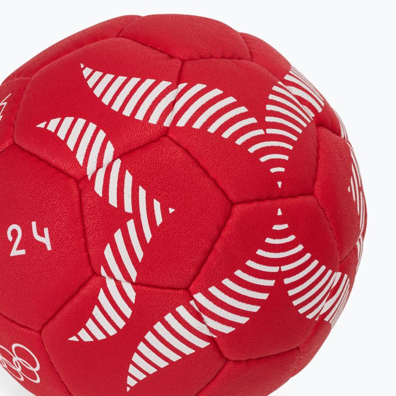 Minge de handbal Molten H3A5000-S4F IHF OFFICIAL BALL PARIS 2024 red mărime 3 4