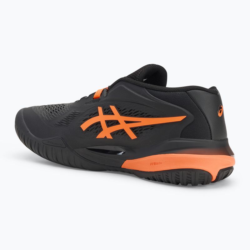 Încălțăminte de tenis pentru bărbați ASICS Gel-Resolution X black/ shocking orange 3