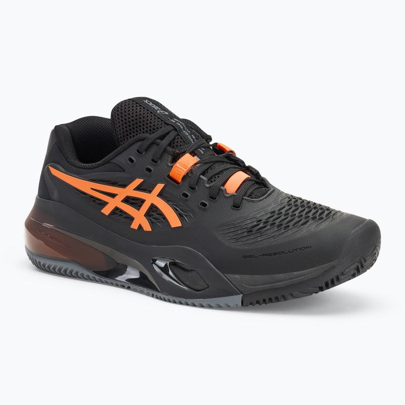 Încălțăminte de tenis pentru bărbați ASICS Gel-Resolution X Clay black/ shocking orange