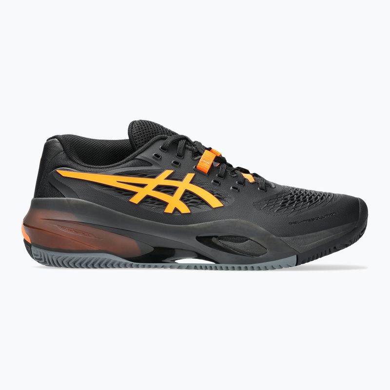 Încălțăminte de tenis pentru bărbați ASICS Gel-Resolution X Clay black/ shocking orange 8