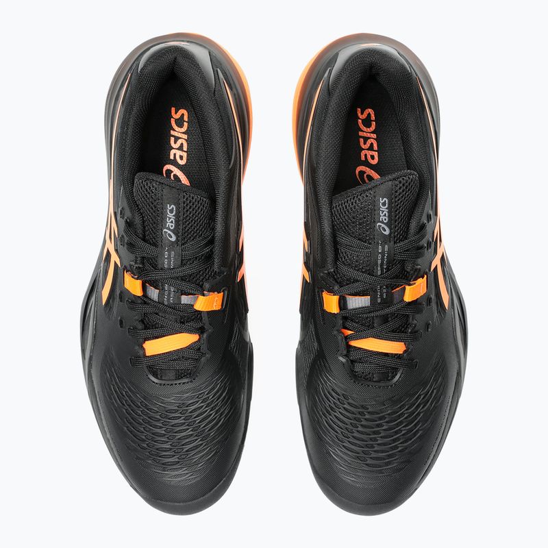 Încălțăminte de tenis pentru bărbați ASICS Gel-Resolution X Clay black/ shocking orange 12