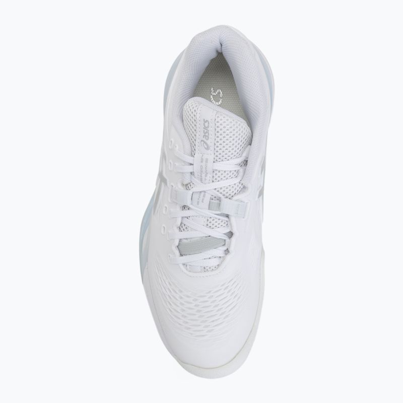 Încălțăminte de tenis pentru femei ASICS Gel-Resolution X Clay W white/pure silver 5