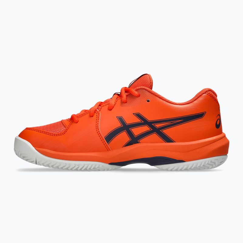 Încălțăminte de tenis pentru copii ASICS Gel-Game 10 GS Clay Jr nova orange/indigo fog 2