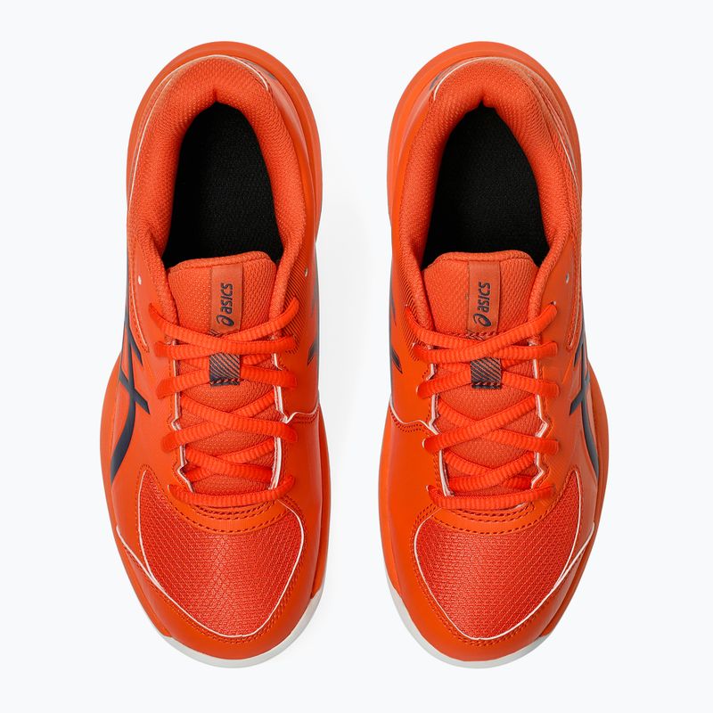 Încălțăminte de tenis pentru copii ASICS Gel-Game 10 GS Clay Jr nova orange/indigo fog 5