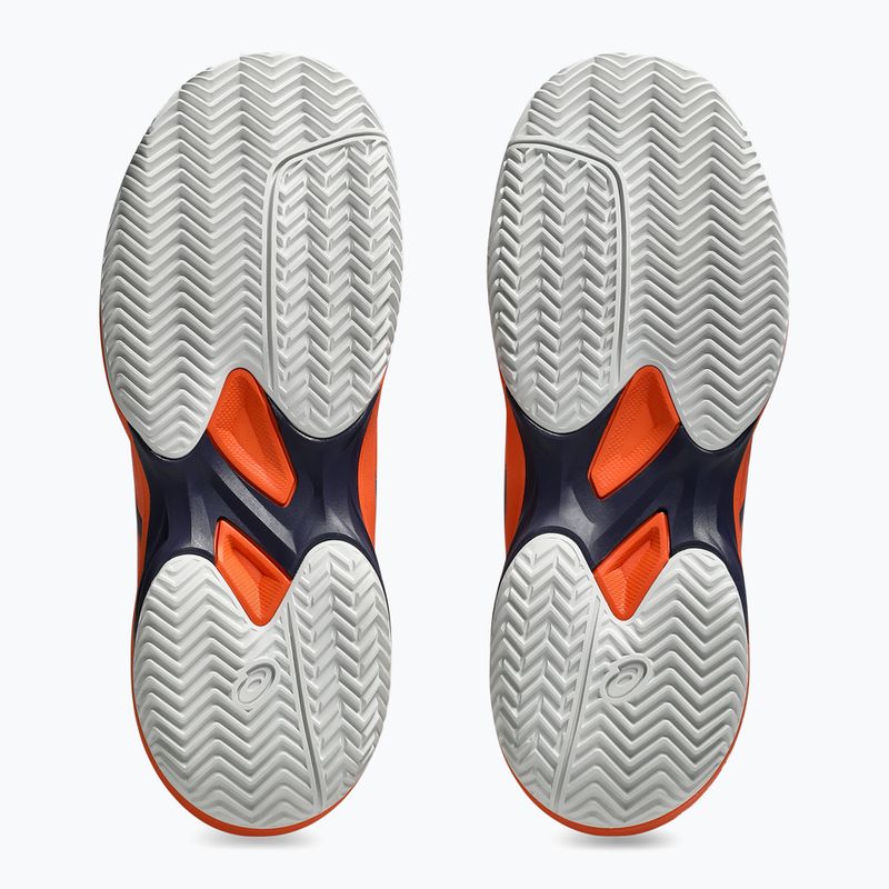 Încălțăminte de tenis pentru copii ASICS Gel-Game 10 GS Clay Jr nova orange/indigo fog 6