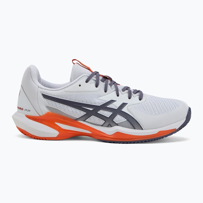 Încălțăminte de tenis pentru bărbați ASICS Solution Speed FF 3 Clay white/ greyish purple 2