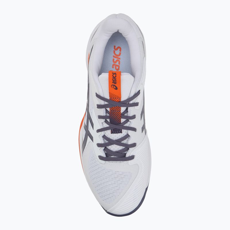 Încălțăminte de tenis pentru bărbați ASICS Solution Speed FF 3 Clay white/ greyish purple 5