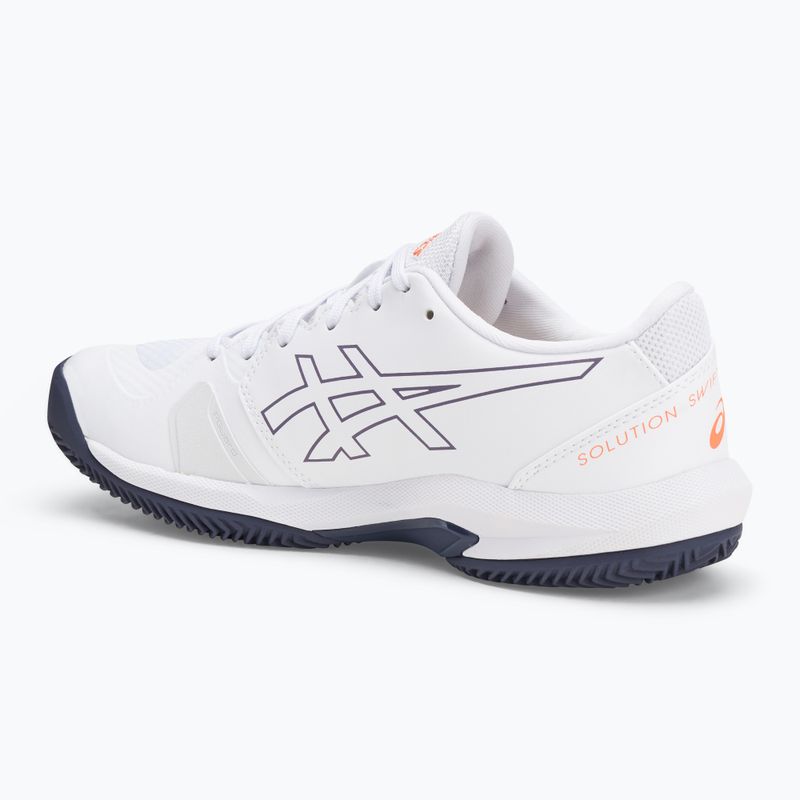 Încălțăminte de tenis pentru bărbați ASICS Solution Swift FF 2 Clay white/ nova orange 3