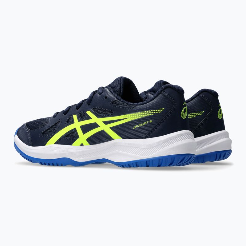 Încălțăminte pentru copii ASICS Upcourt 6 GS midnight/safety yellow 4