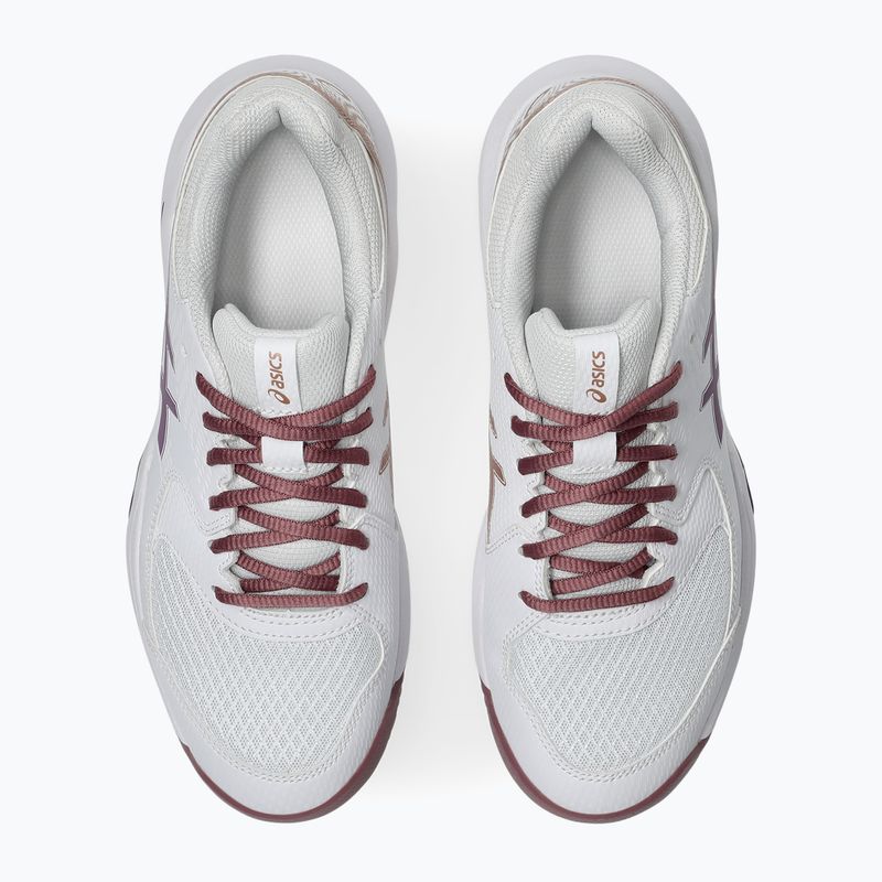 Încălțăminte de padel pentru femei ASICS Gel-Dedicate 8 Padel W white/dark ube 12