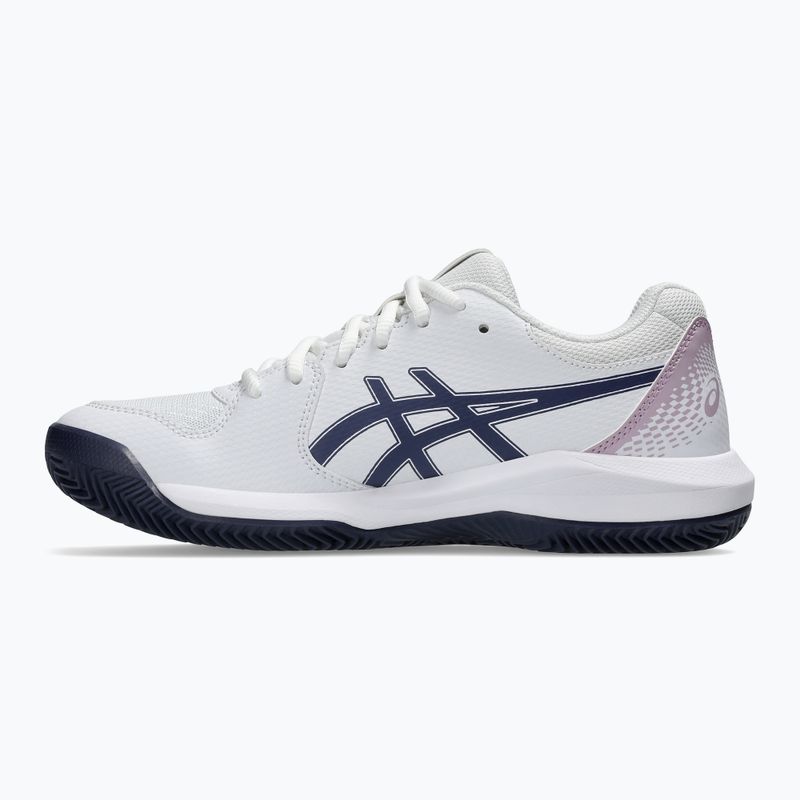 Încălțăminte de tenis pentru femei ASICS Gel-Dedicate 8 Clay W white/indigo fog 2