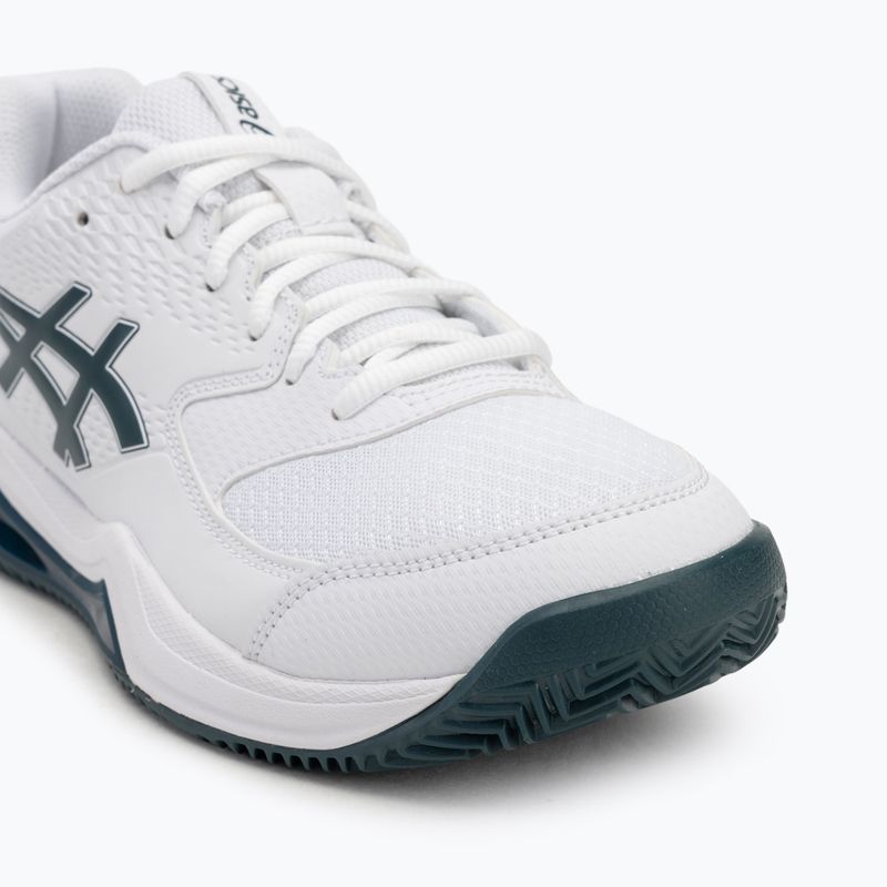 Încălțăminte de tenis pentru bărbați ASICS Gel-Dedicate 8 Clay white/saxon green 7