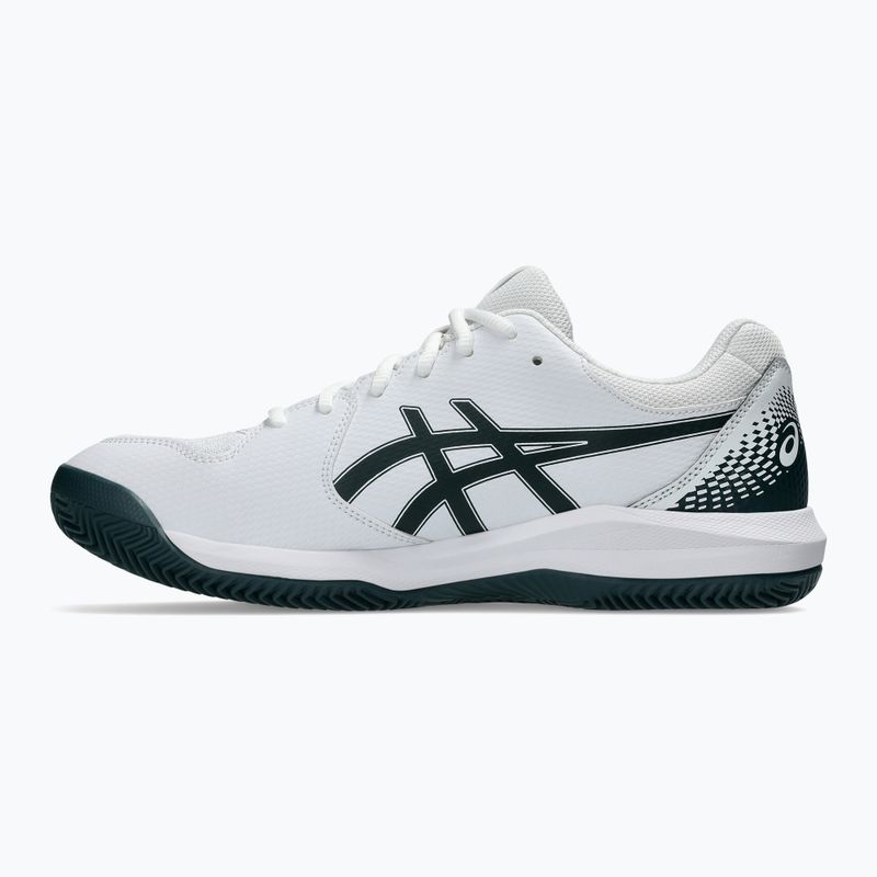 Încălțăminte de tenis pentru bărbați ASICS Gel-Dedicate 8 Clay white/saxon green 2