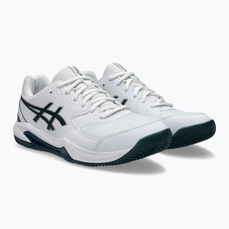 Încălțăminte de tenis pentru bărbați ASICS Gel-Dedicate 8 Clay white/saxon green 3