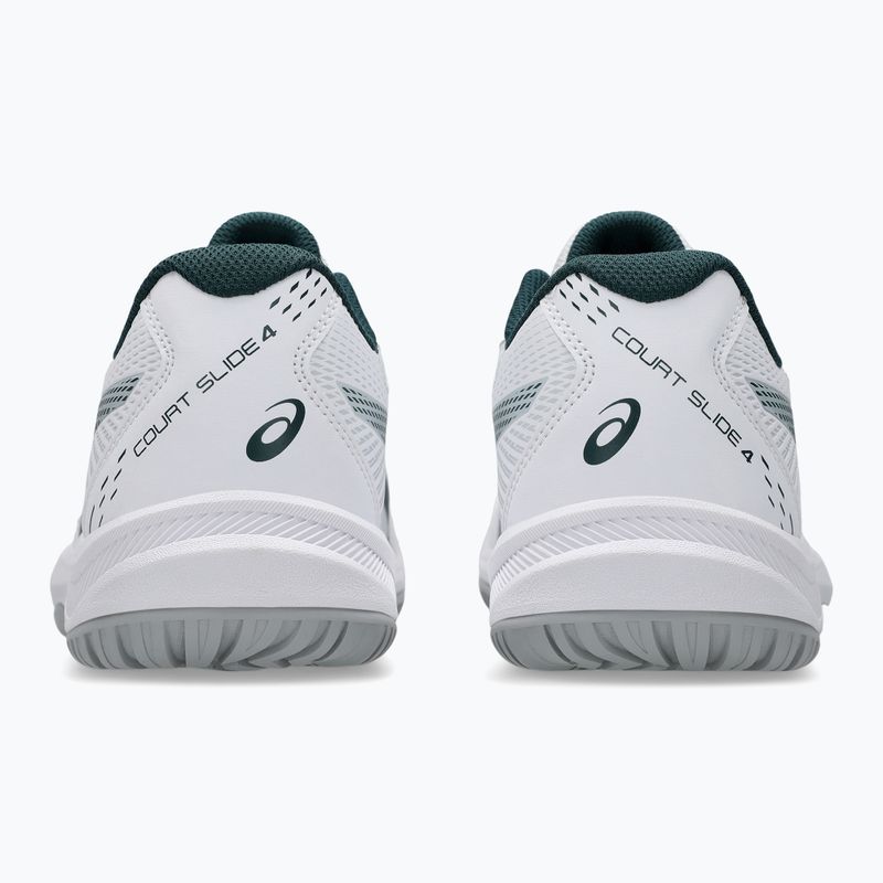 Încălțăminte de tenis pentru bărbați ASICS Court Slide 4 white/saxon green 4