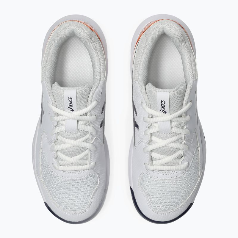 Încălțăminte de tenis pentru copii ASICS Gel-Dedicate 8 GS Jr white/indigo fog 5