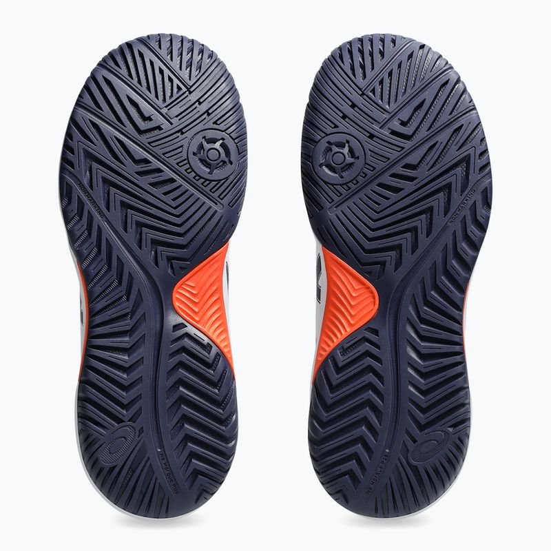 Încălțăminte de tenis pentru copii ASICS Gel-Dedicate 8 GS Jr white/indigo fog 6