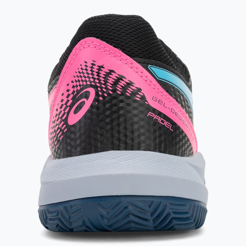 Încălțăminte de padel pentru bărbați ASICS Gel-Dedicate 8 black/energy aqua 6