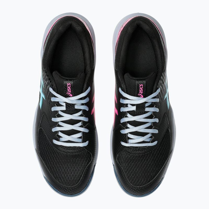Încălțăminte de padel pentru bărbați ASICS Gel-Dedicate 8 black/energy aqua 12