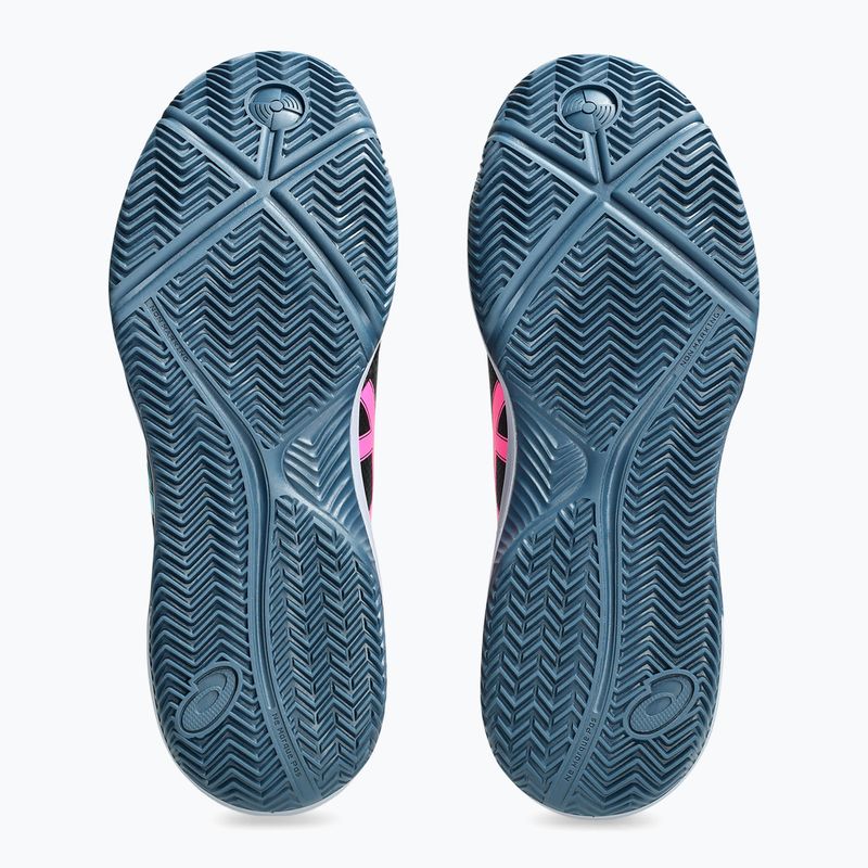Încălțăminte de padel pentru bărbați ASICS Gel-Dedicate 8 black/energy aqua 13