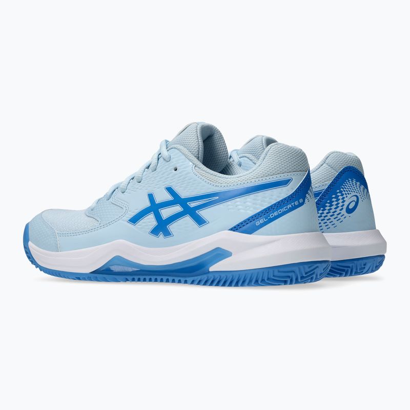 Încălțăminte de tenis pentru femei ASICS Gel-Dedicate 8 Clay light blue/blue coast 4