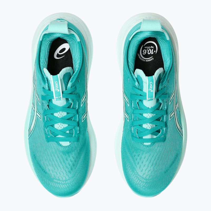 Încălțăminte de alergare pentru femei ASICS Gel-Nimbus 27 wave teal/illuminate mint 12