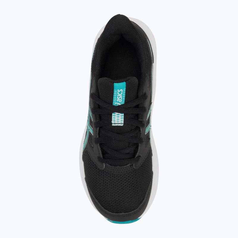 Încălțăminte de alergare pentru copii ASICS Jolt 4 GS black/wave teal 5