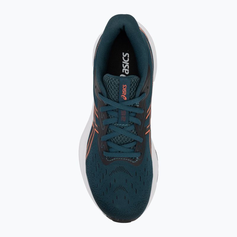 Încălțăminte de alergare pentru copii ASICS Gel-Cumulus 26 GS saxon green/coral reef 5