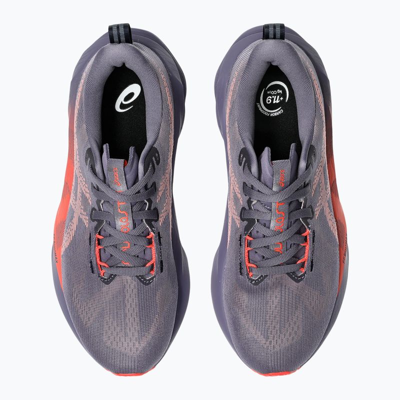 Încălțăminte de alergare pentru femei ASICS Novablast 5 greyish purple/coral reef 5