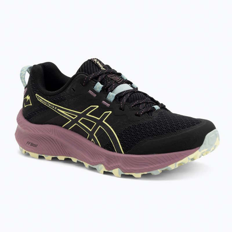 Încălțăminte de alergare pentru femei ASICS Trabuco Terra 2 black/huddle yellow