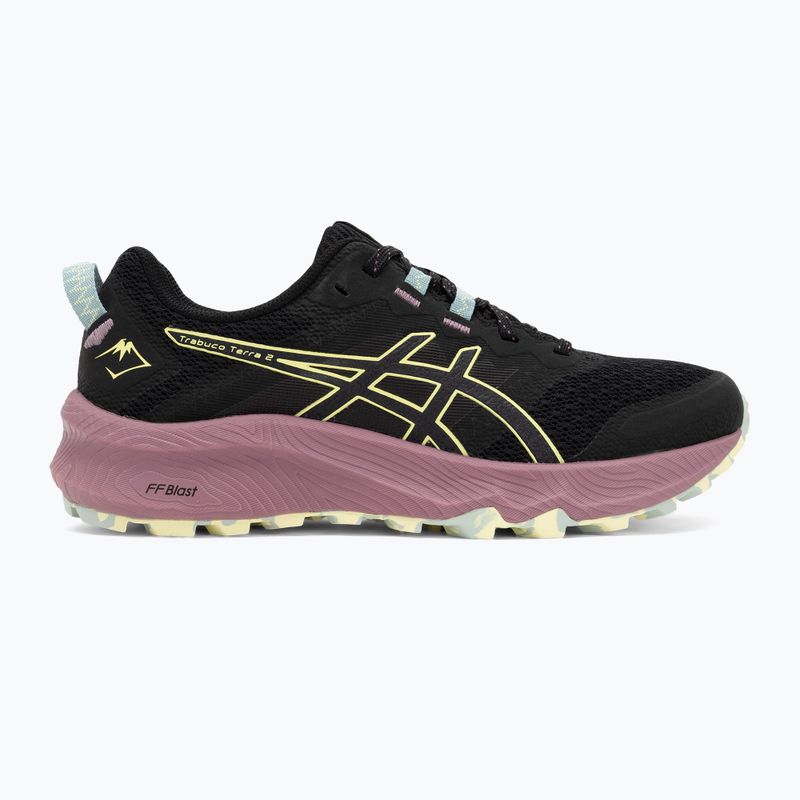 Încălțăminte de alergare pentru femei ASICS Trabuco Terra 2 black/huddle yellow 2