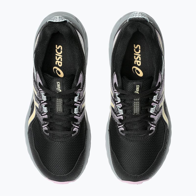Încălțăminte de alergare pentru copii ASICS Gel-Venture 9 GS black/light orange 5