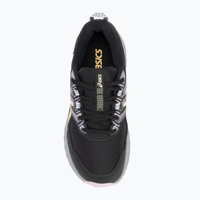 Încălțăminte de alergare pentru copii ASICS Gel-Venture 9 GS black/light orange 5