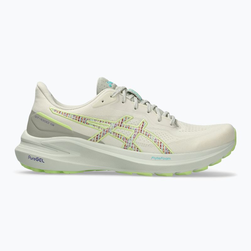 Încălțăminte de alergare pentru bărbați ASICS GT-1000 13 TR nature bathing/lime green