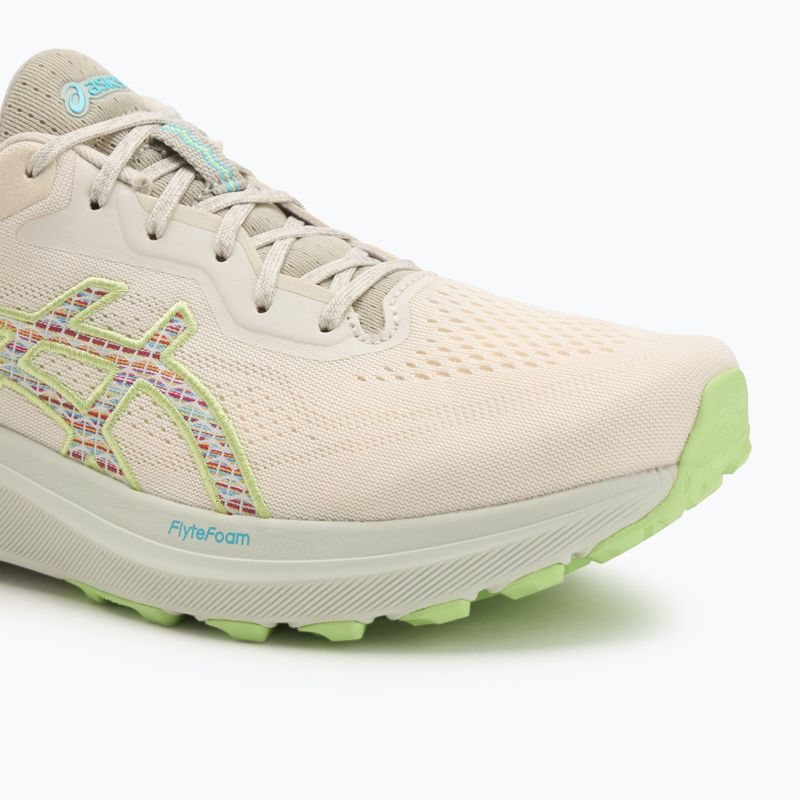 Încălțăminte de alergare pentru bărbați ASICS GT-1000 13 TR nature bathing/lime green 7