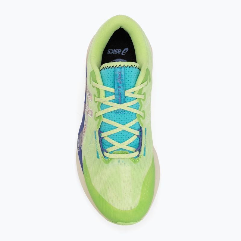 Încălțăminte de alergare pentru bărbați ASICS Novablast 5 TR nature bathing/lime green 5